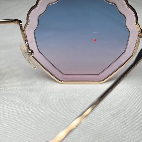 Chloe Tally Scalloped 56mm Sunglasses NWT $420 - Picture 9 of 10